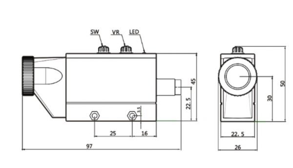 SENSOR DE MARCA SPM-TNR-RG LANBAO - Imagen 3