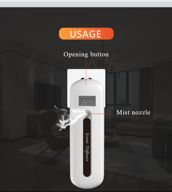 Difusor de Aromas Inteligente ZQ-NVA100 – Wall Plug - Imagen 8